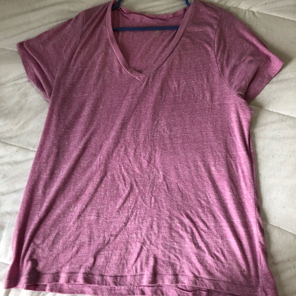 Pink v neck